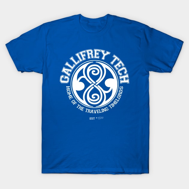 Gallifrey Tech - College Wear 01 T-Shirt by pbarbalios